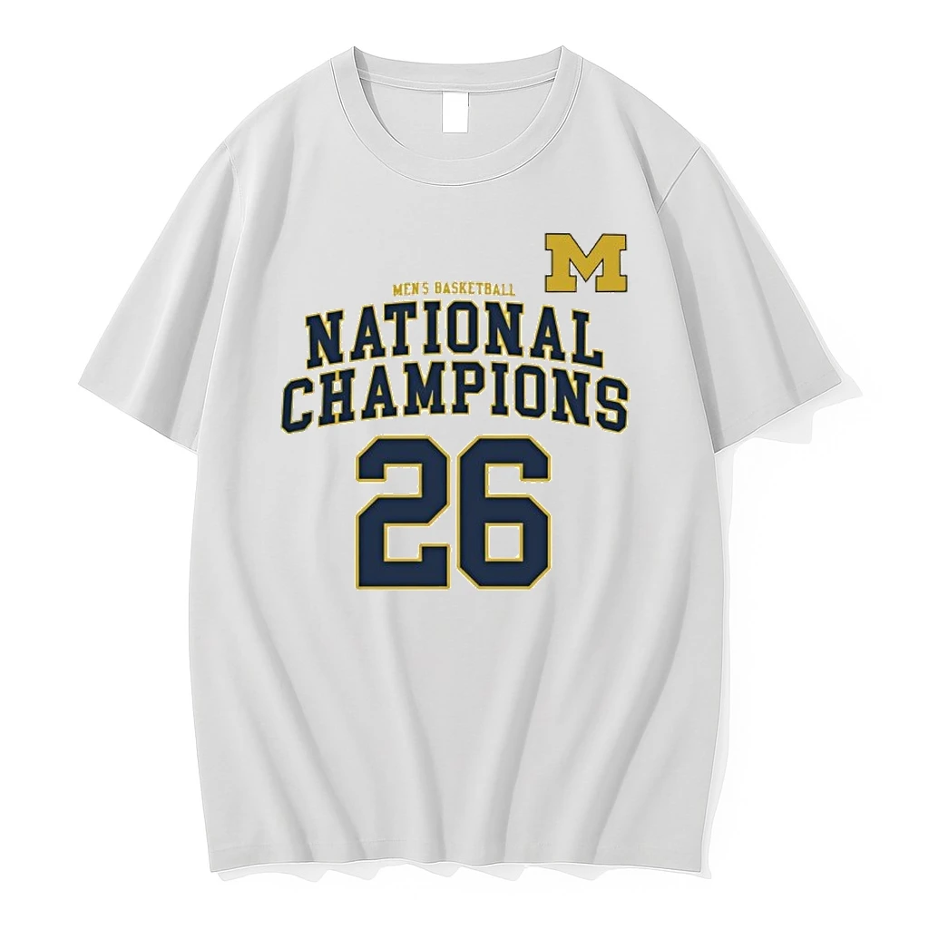 Michigan Wolverines Basketball 26 National Champions Shirts
