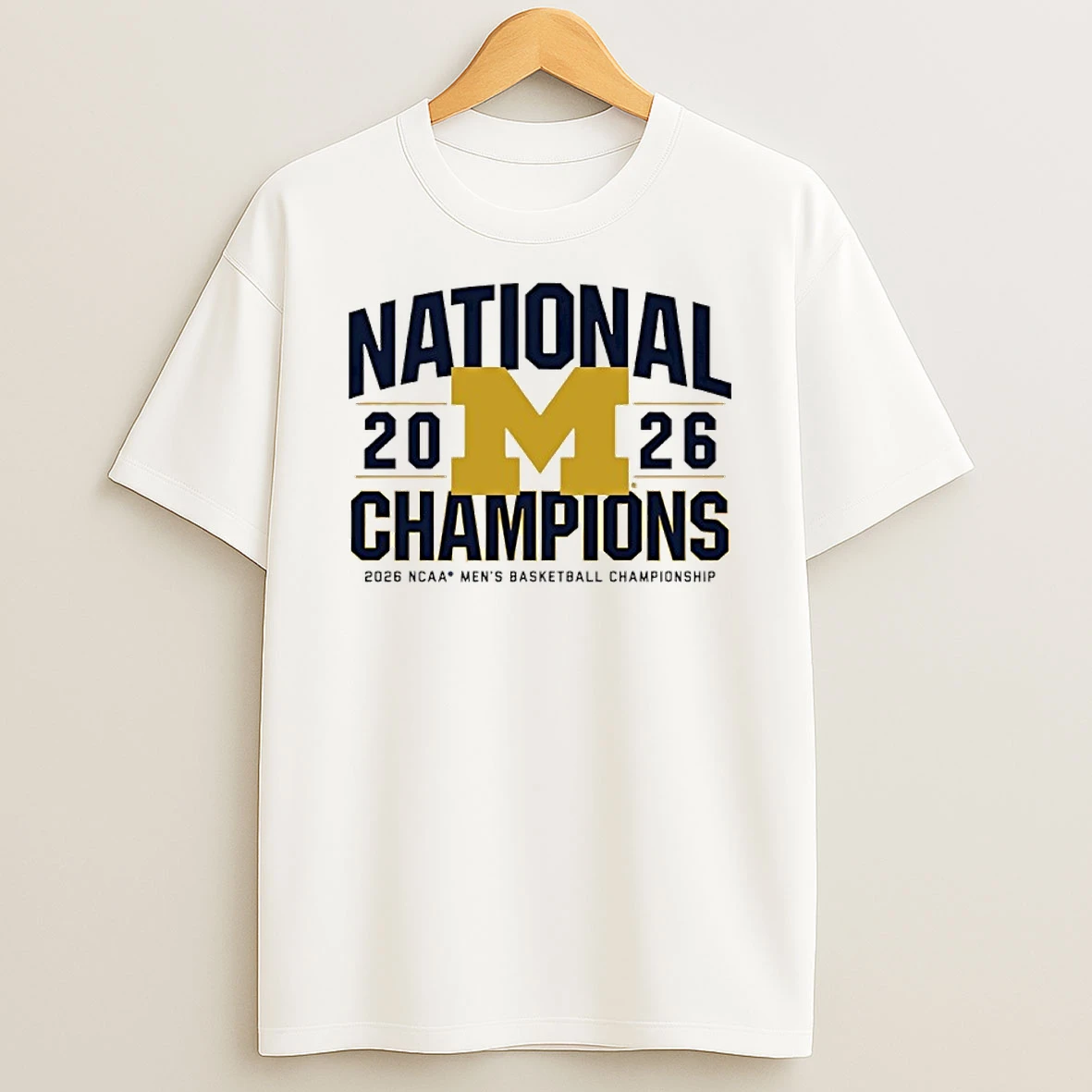Michigan Wolverines Mbb 2026 National Champions Classic Shirts