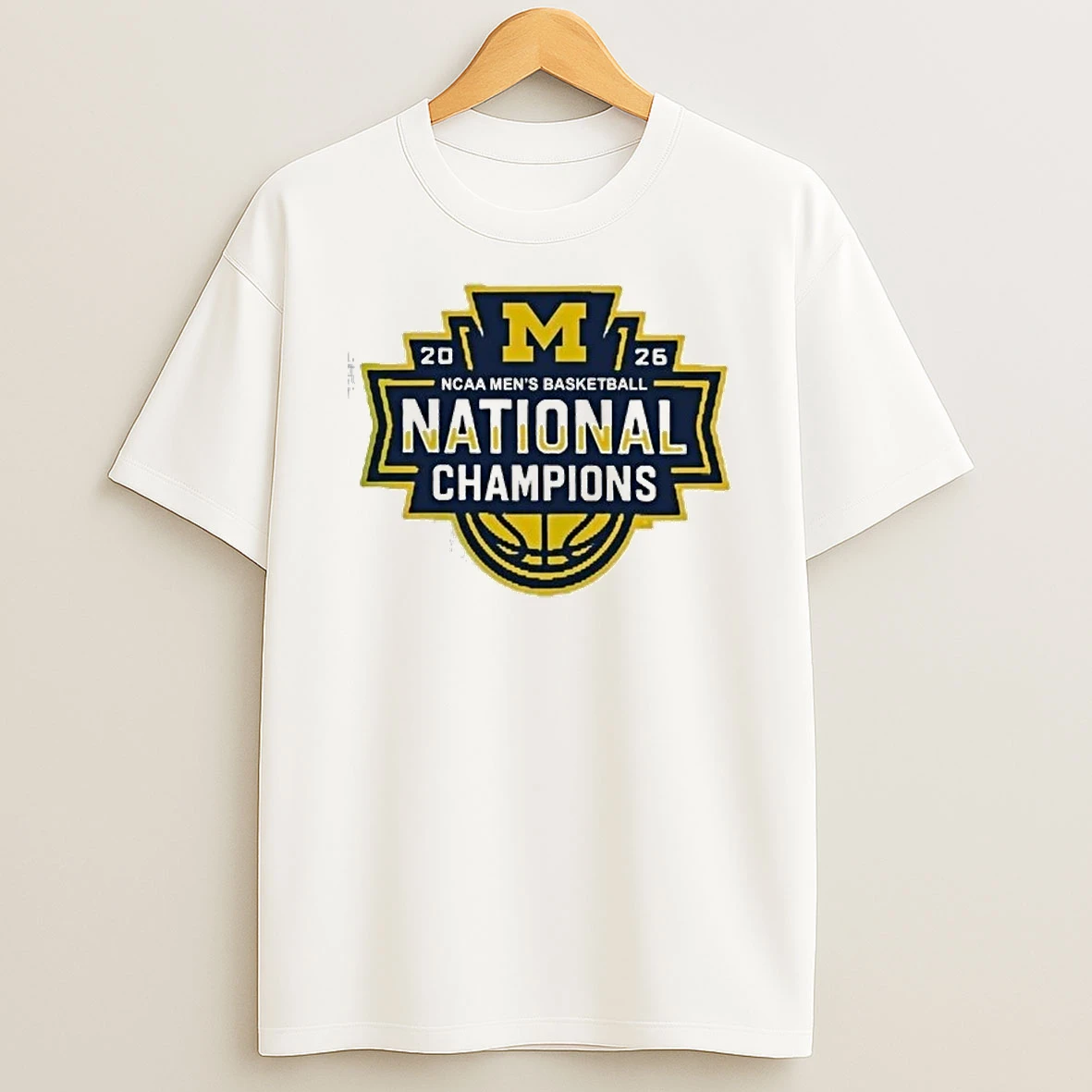 Michigan Wolverines Mens Basketball 2026 Ncaa National Champions Logo Shirts