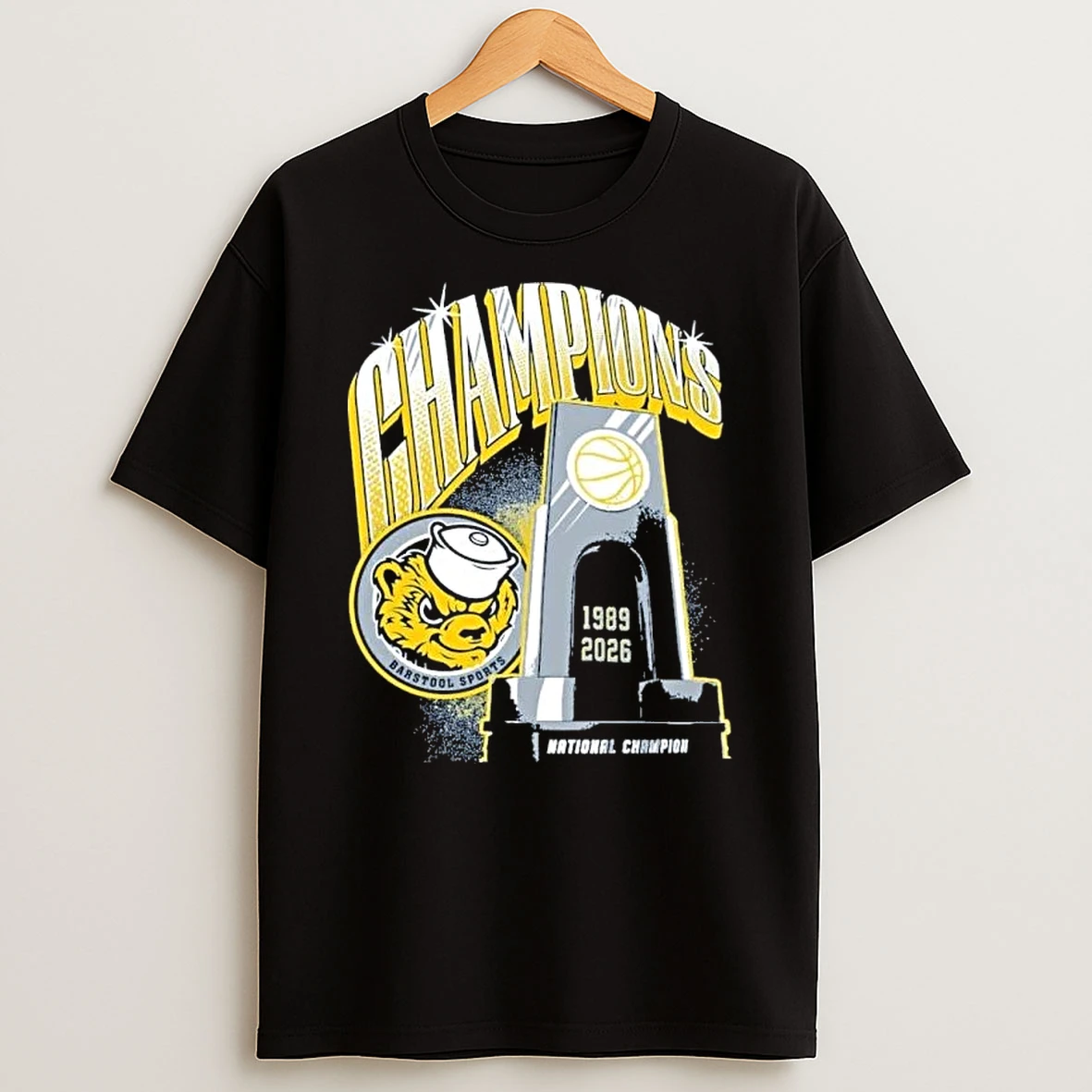 Michigan Wolverines Mens Basketball 2026 National Champions Trophy Shirts