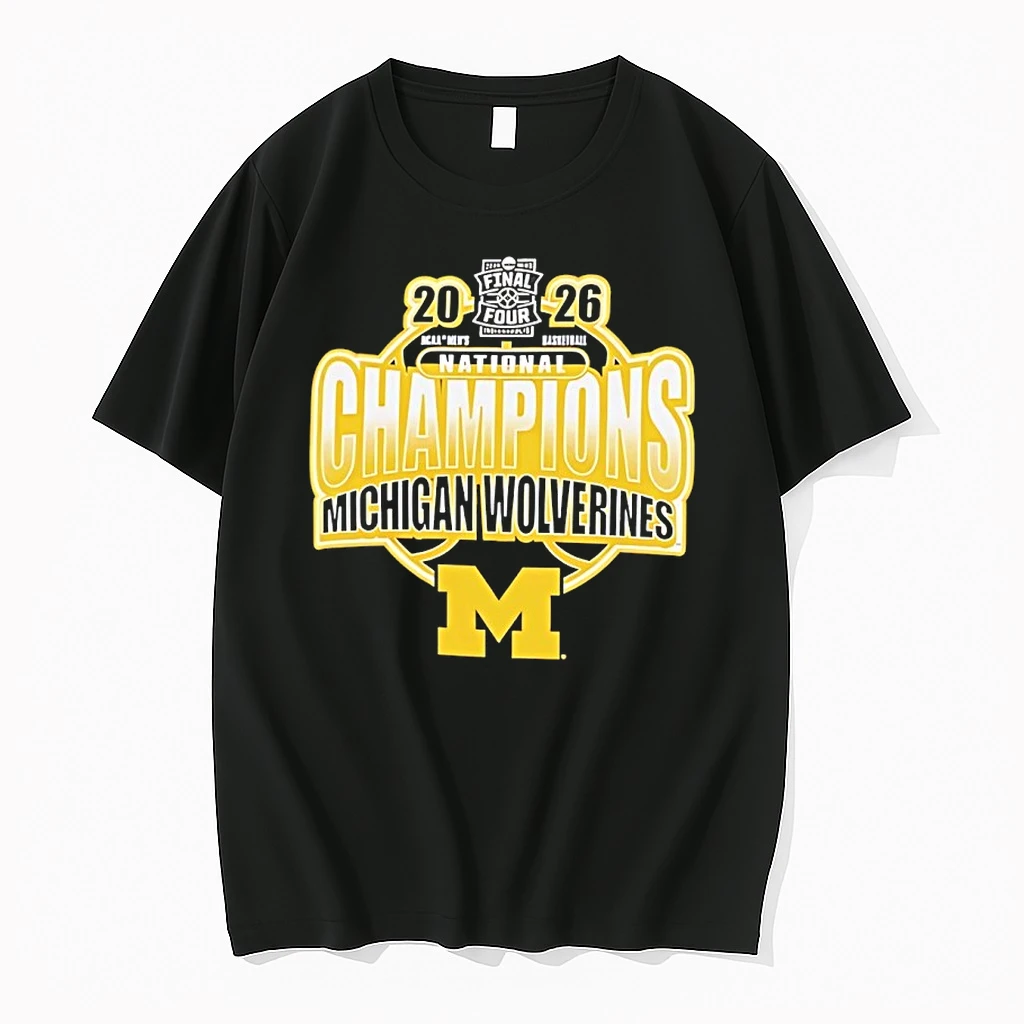 Michigan Wolverines Mens Basketball National Champions 2026 Shirts
