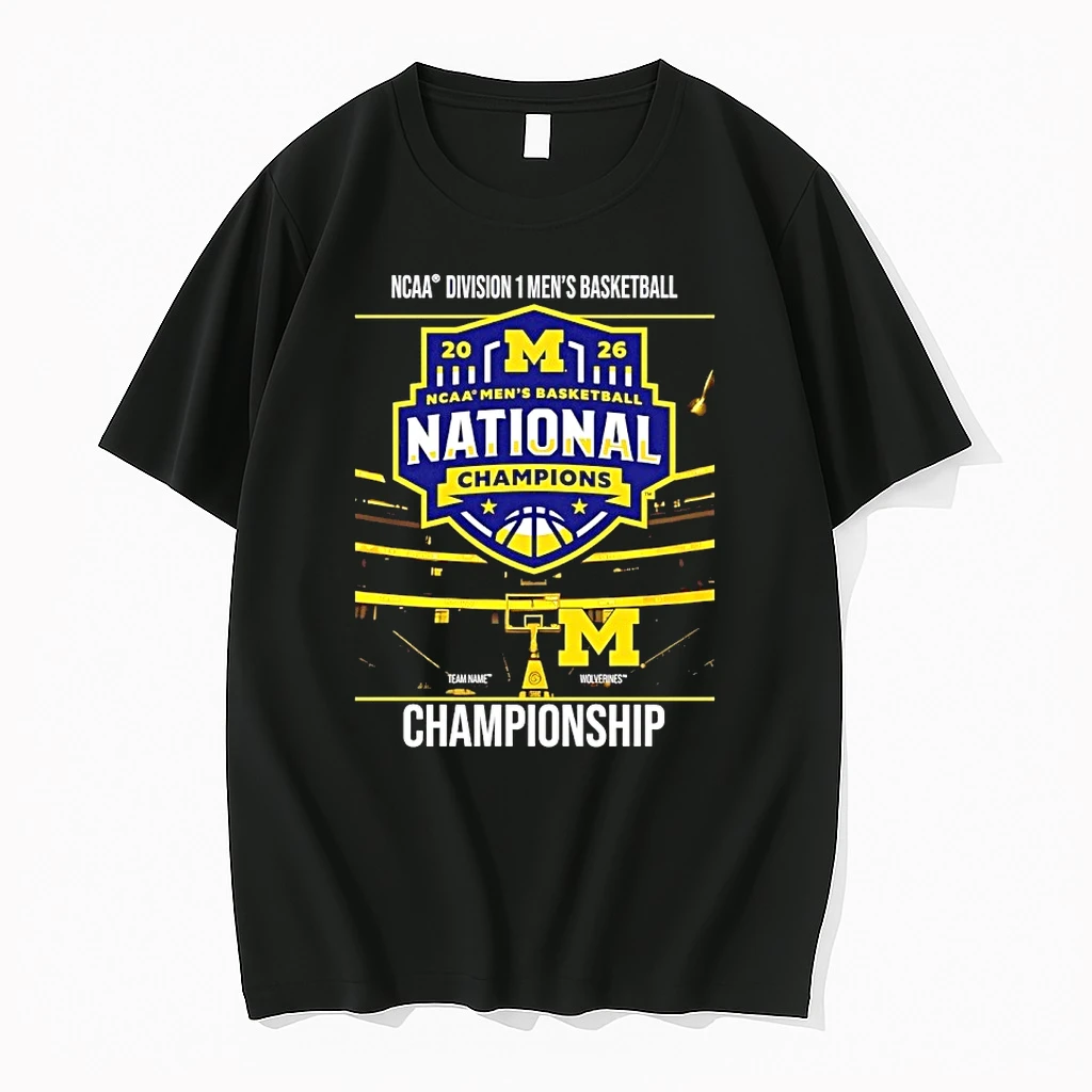 Michigan Wolverines Ncaa Divison I Mens Basketball National Championship 2026 Shirts