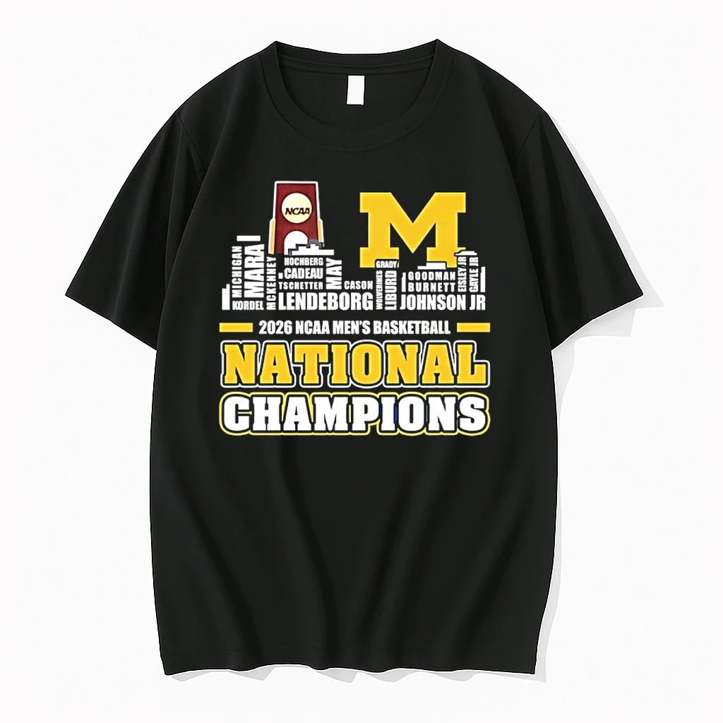Michigan Wolverines National Champions 2026 Players Names City Skyline Shirts