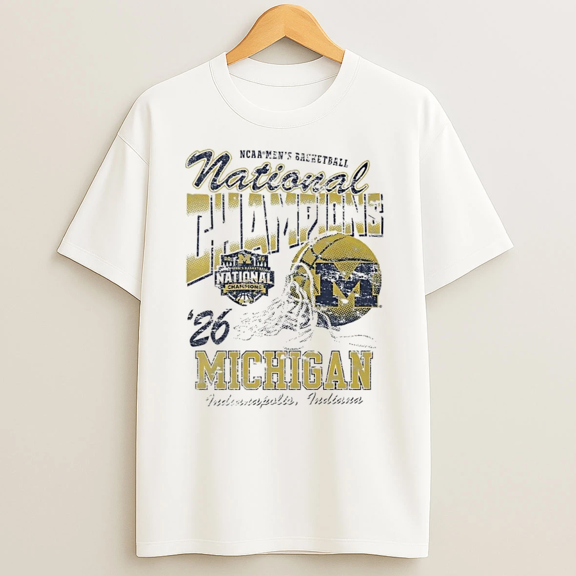 Michigan Wolverines Wins 2026 Mens Basketball National Champions Vintage Shirts