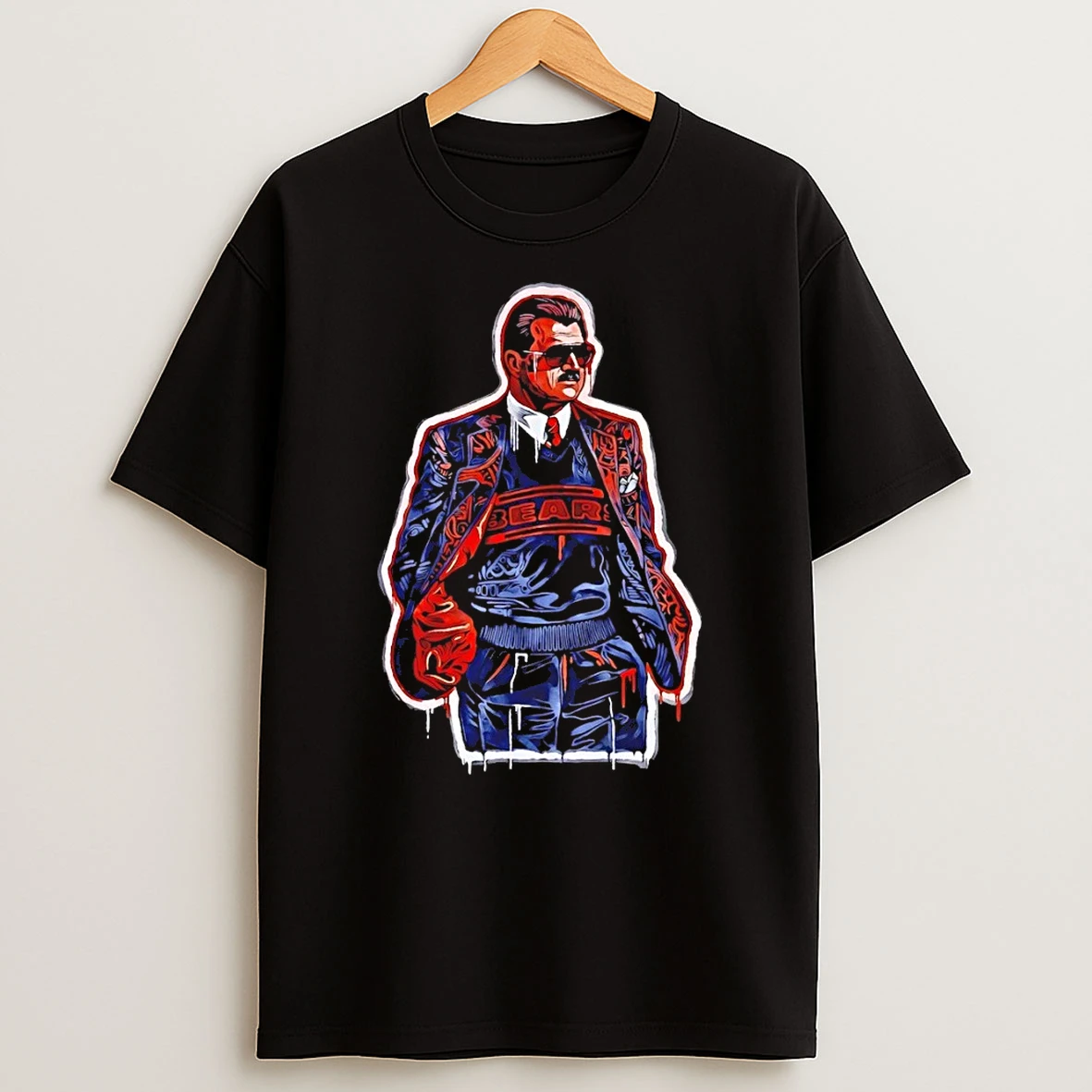 Mike Ditka Coach Chicago Bears Football Graffiti Shirts