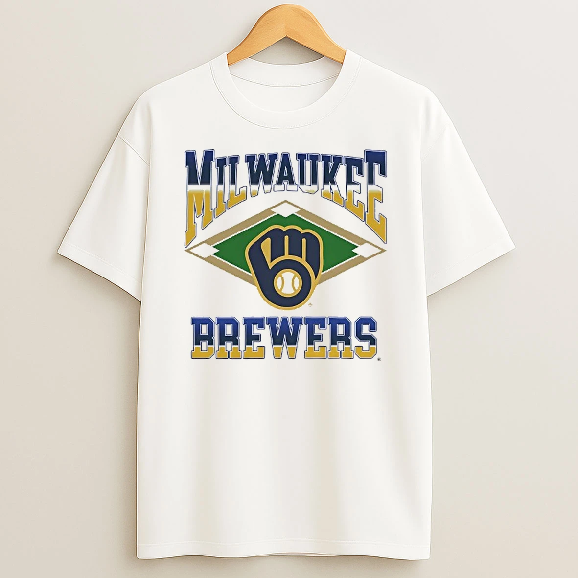 Milwaukee Brewers Baseball Field Diamond Shirts