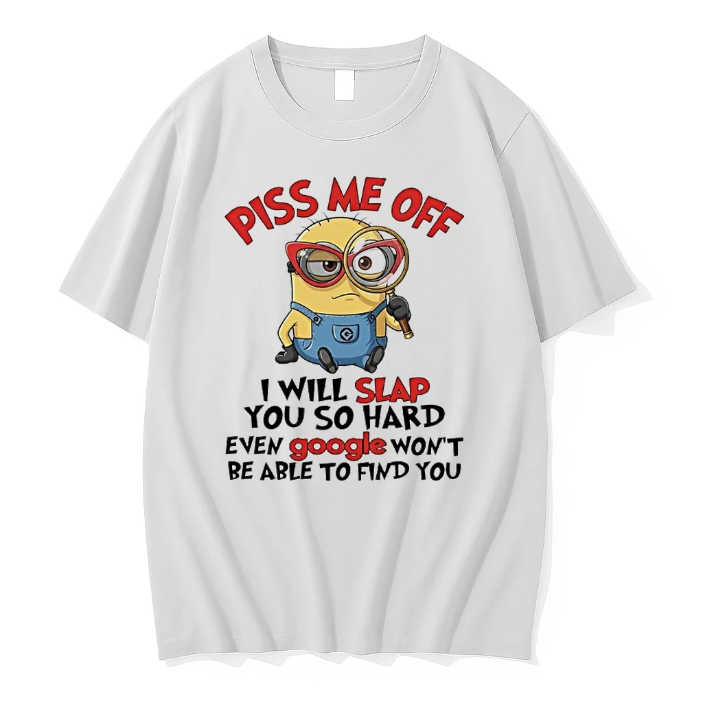 Minion Lookup Piss Me Off I Will Slap You So Hard Even Google Wont Be Able To Find You Shirts