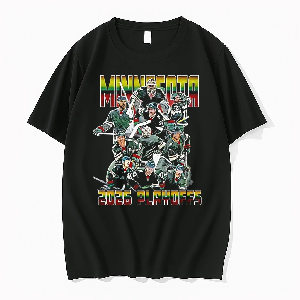 Minnesota Wild Hockey 2026 Playoffs Team Collage Shirts