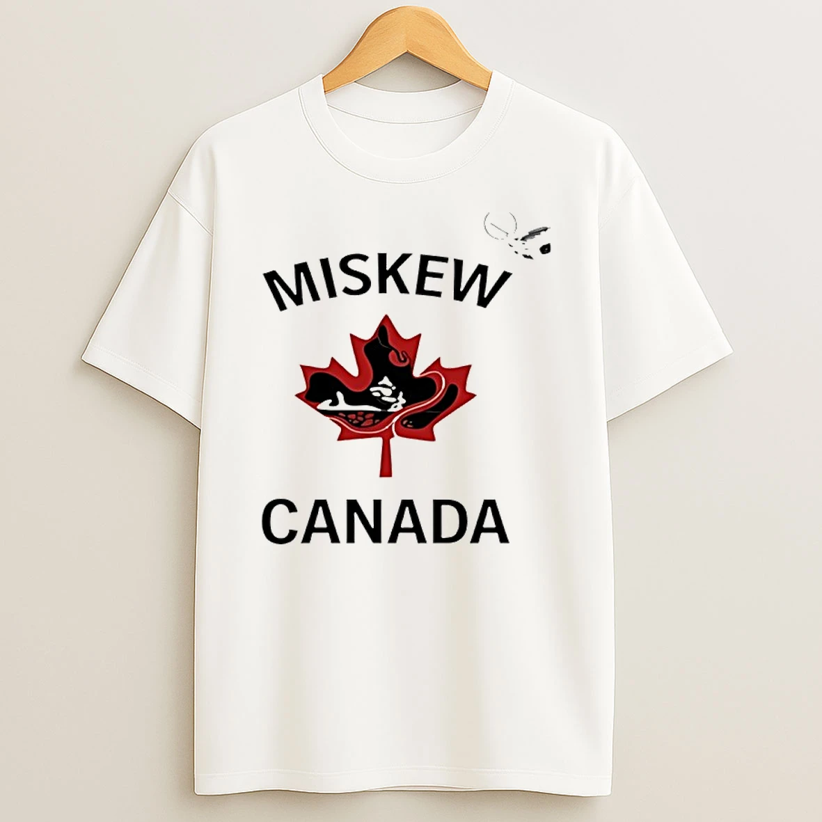Miskew Canada Maple Leaf Moose Shirts