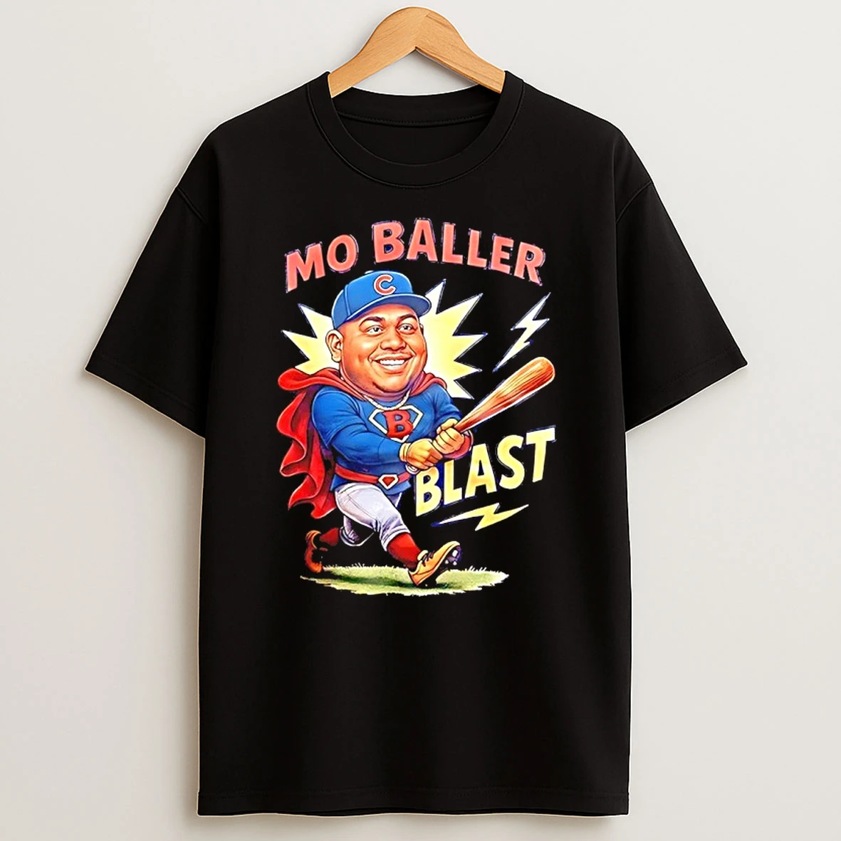 Moises Ballesteros Wearing Mo Baller Blast Shirts