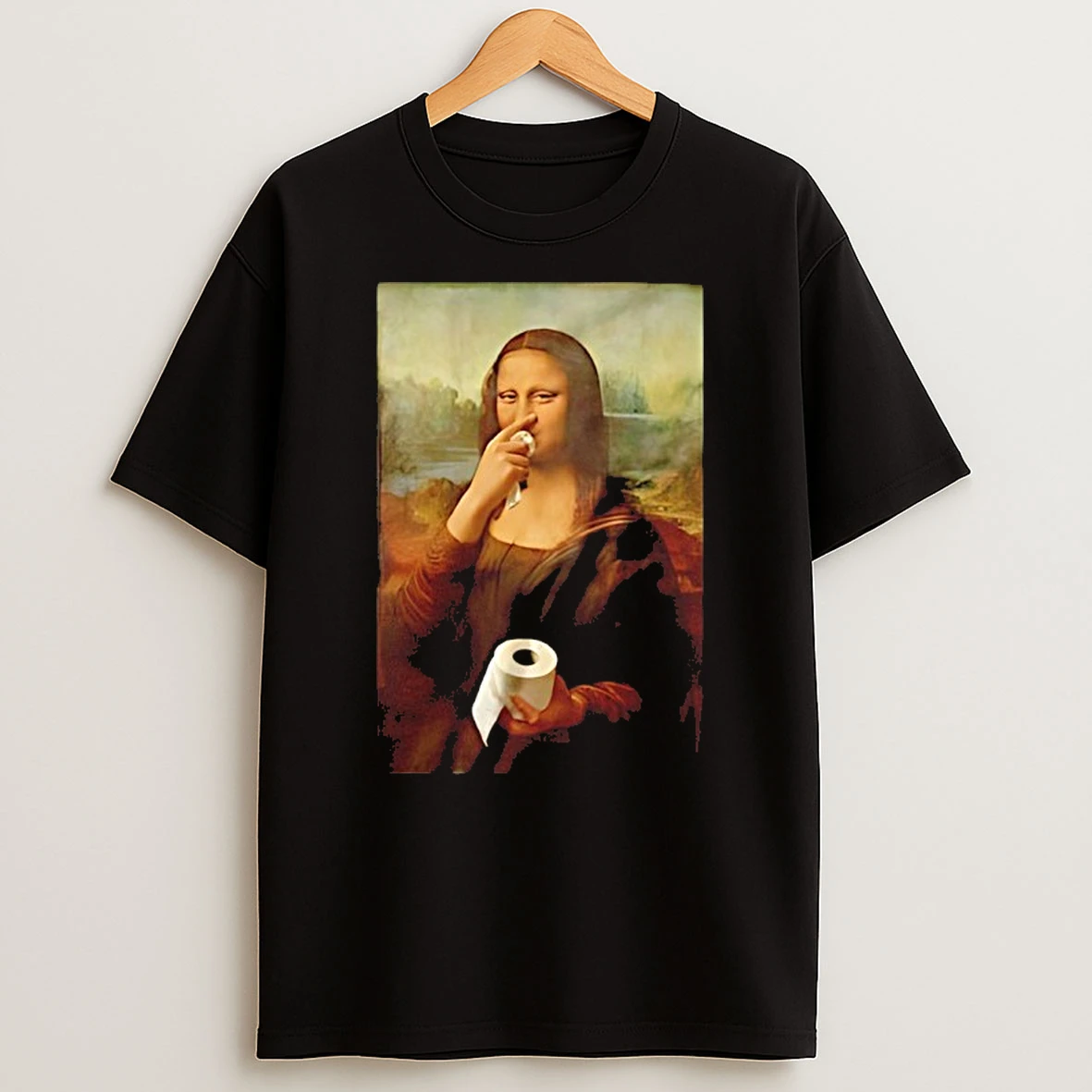Mona Lisa Toilet Paper Meme Shirts