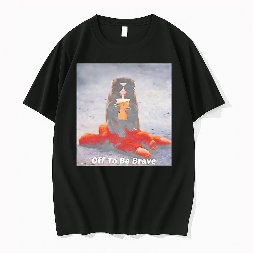 Monkey Punch Off To Be Brave Photo Shirts