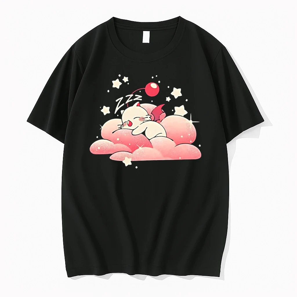 Moogle Sleeping Final Fantasy Game Shirts