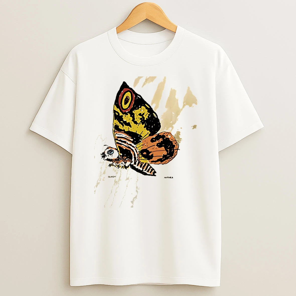 Mothra Sketch Monsters Shirts