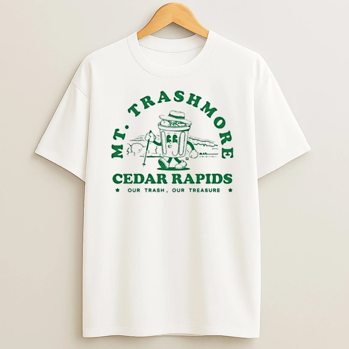 Mt Trashmore Can Cartoon Ringer Tour 2026 Shirts