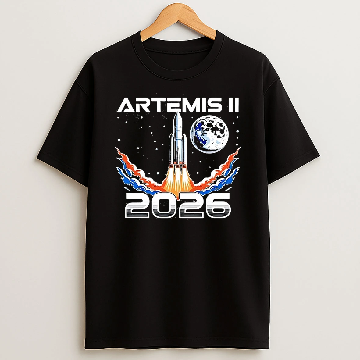 Nasa Artemis Ii Rocket Launch Space Moon Mission 2026 Shirts