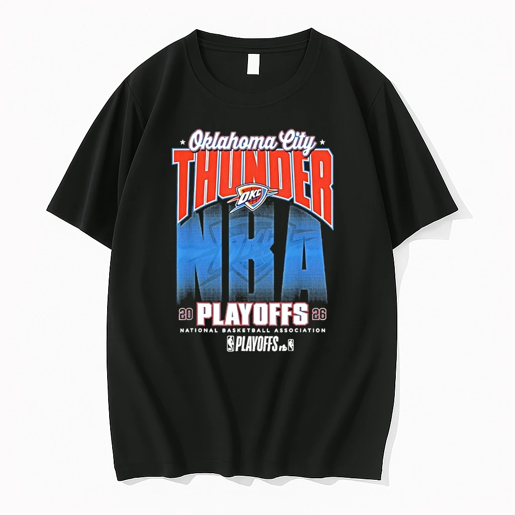 Nba 2026 Playoffs Oklahoma City Thunder Fade Shirts
