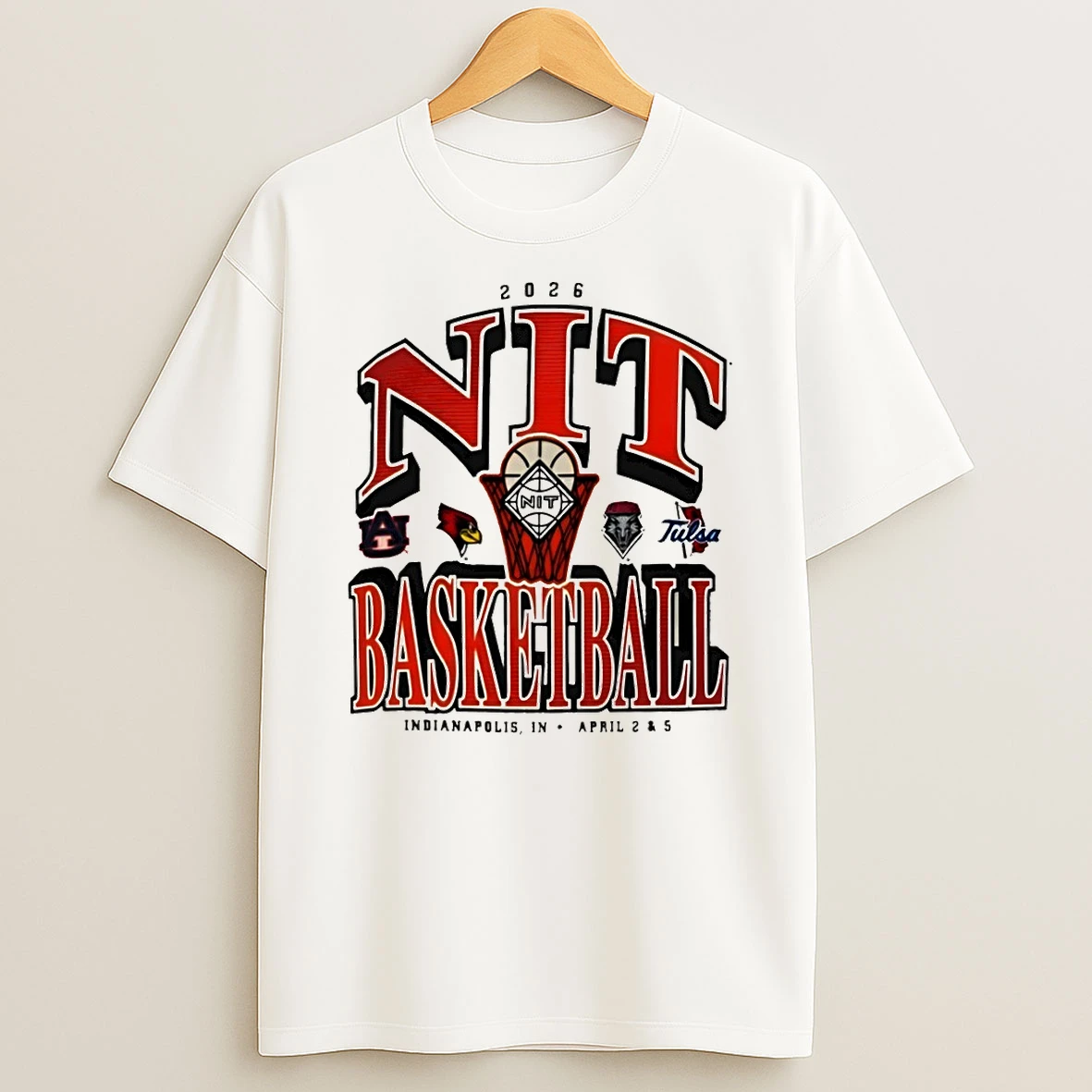 Nit National Invitation Tournament Basketball Indianapolis In April Shirts