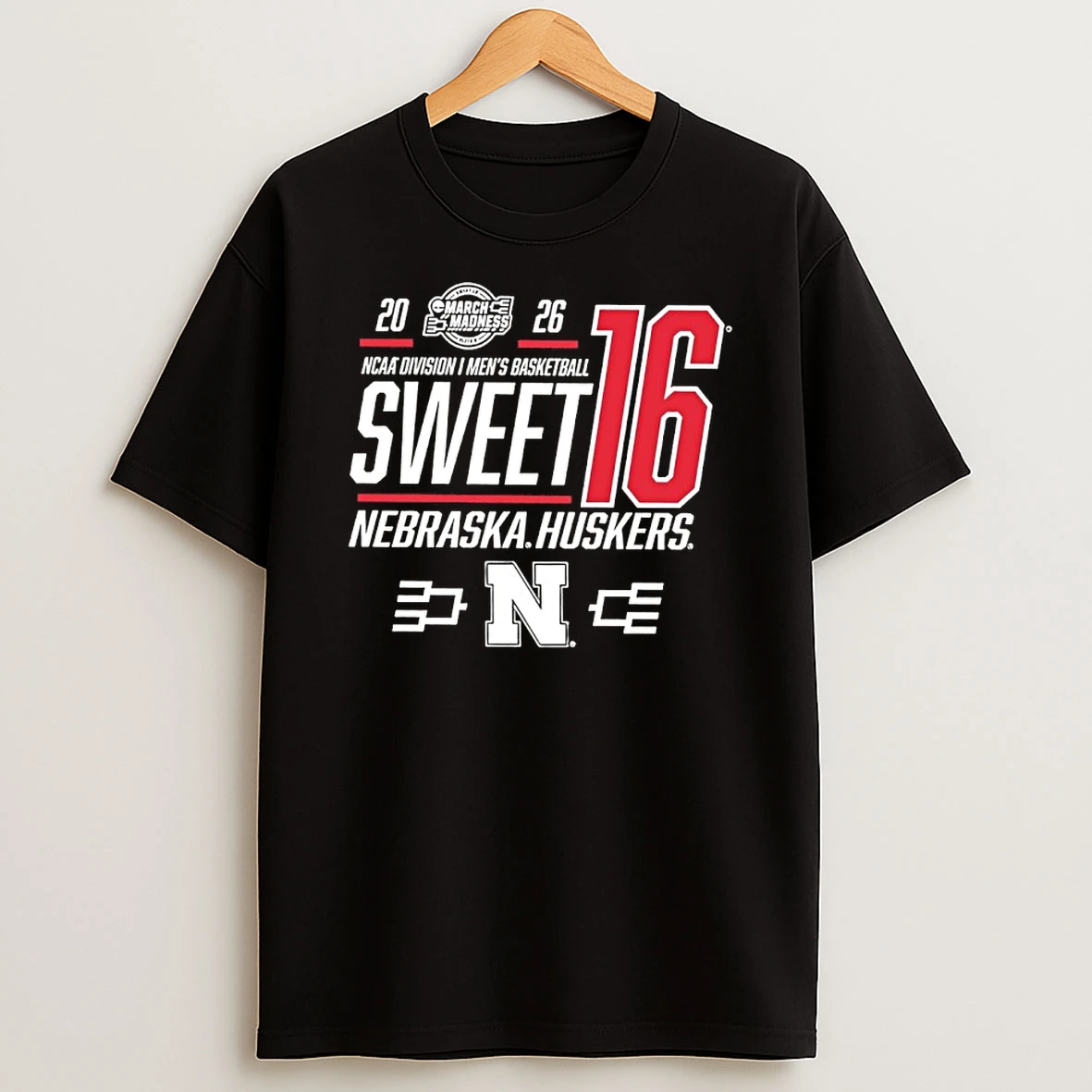 Nebraska Cornhuskers 2026 Ncaa Di March Madness Sweet 16 Shirts