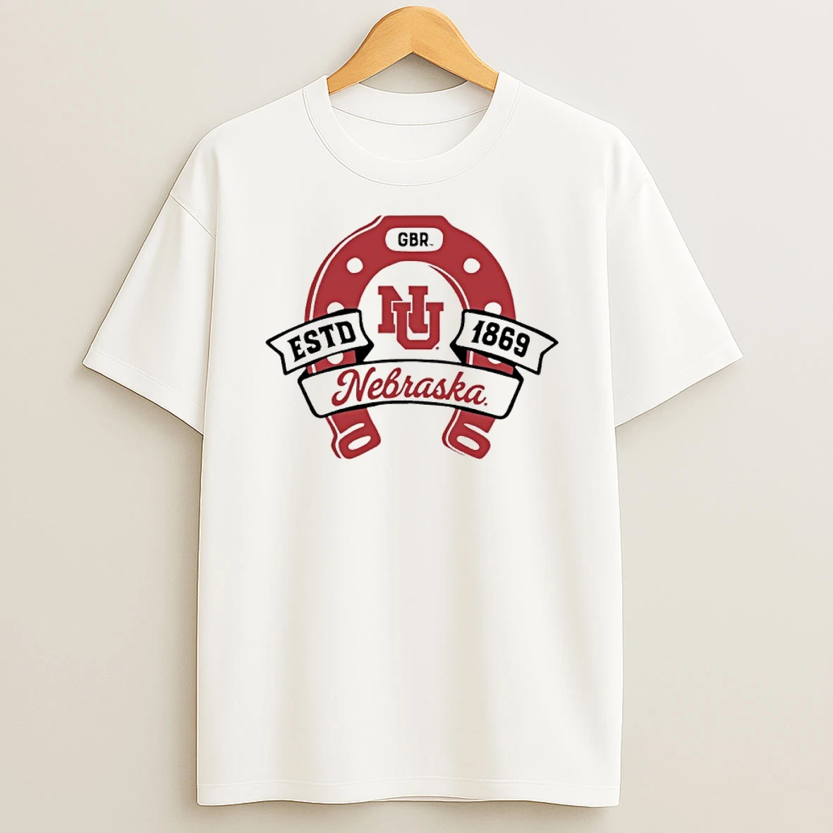 Nebraska Lucky Horseshoe Est 1869 Shirts