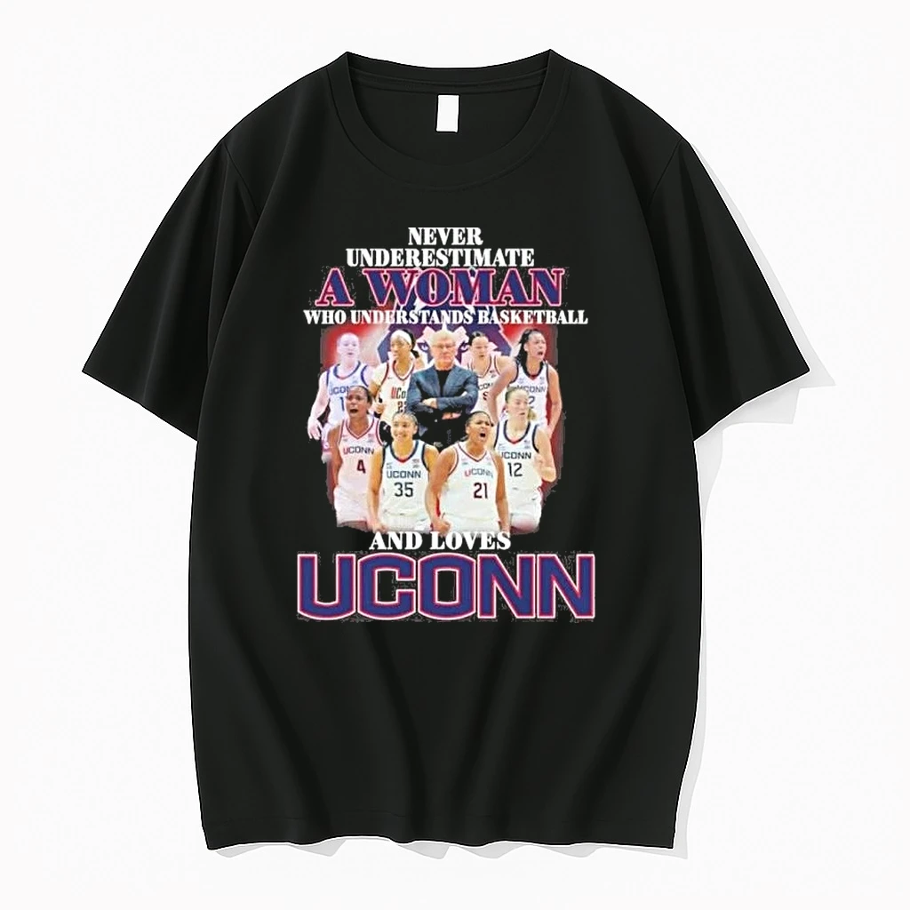 Never Underestimate A Woman Who Understand Basketball And Loves Uconn Huskies Final Four Shirts