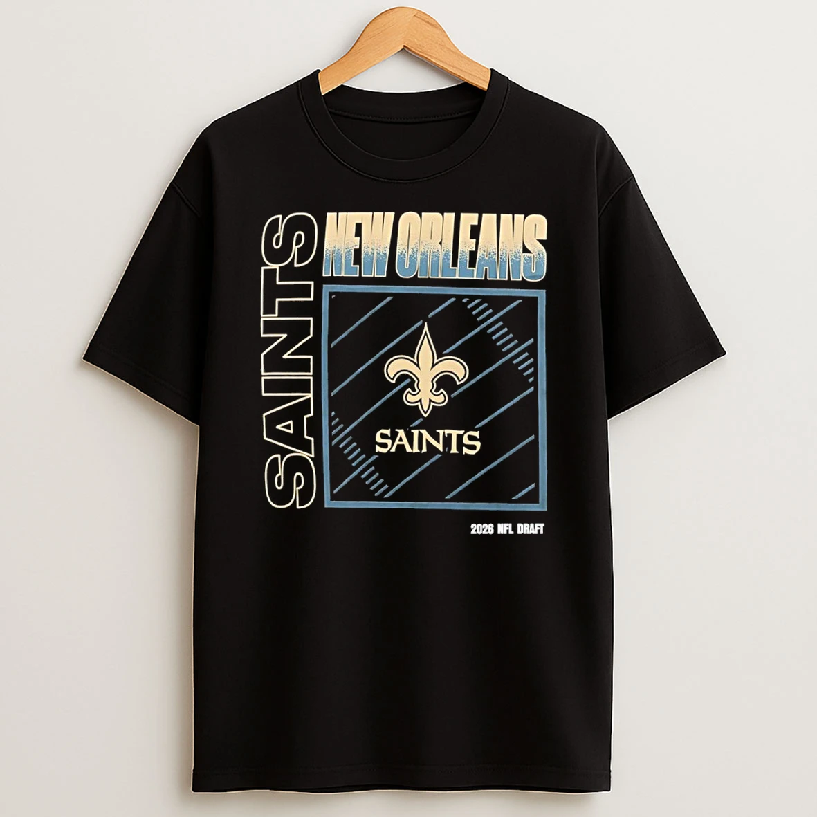 New Orleans Saints 2026 Nfl Draft Logo Graphic Shirts
