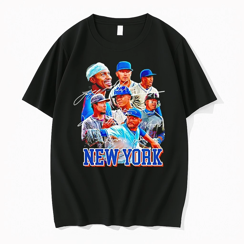 New York Mets Players Signature Vintage Shirts