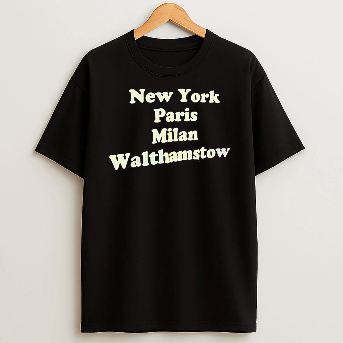 New York Paris Milan Walthamstow Shirts
