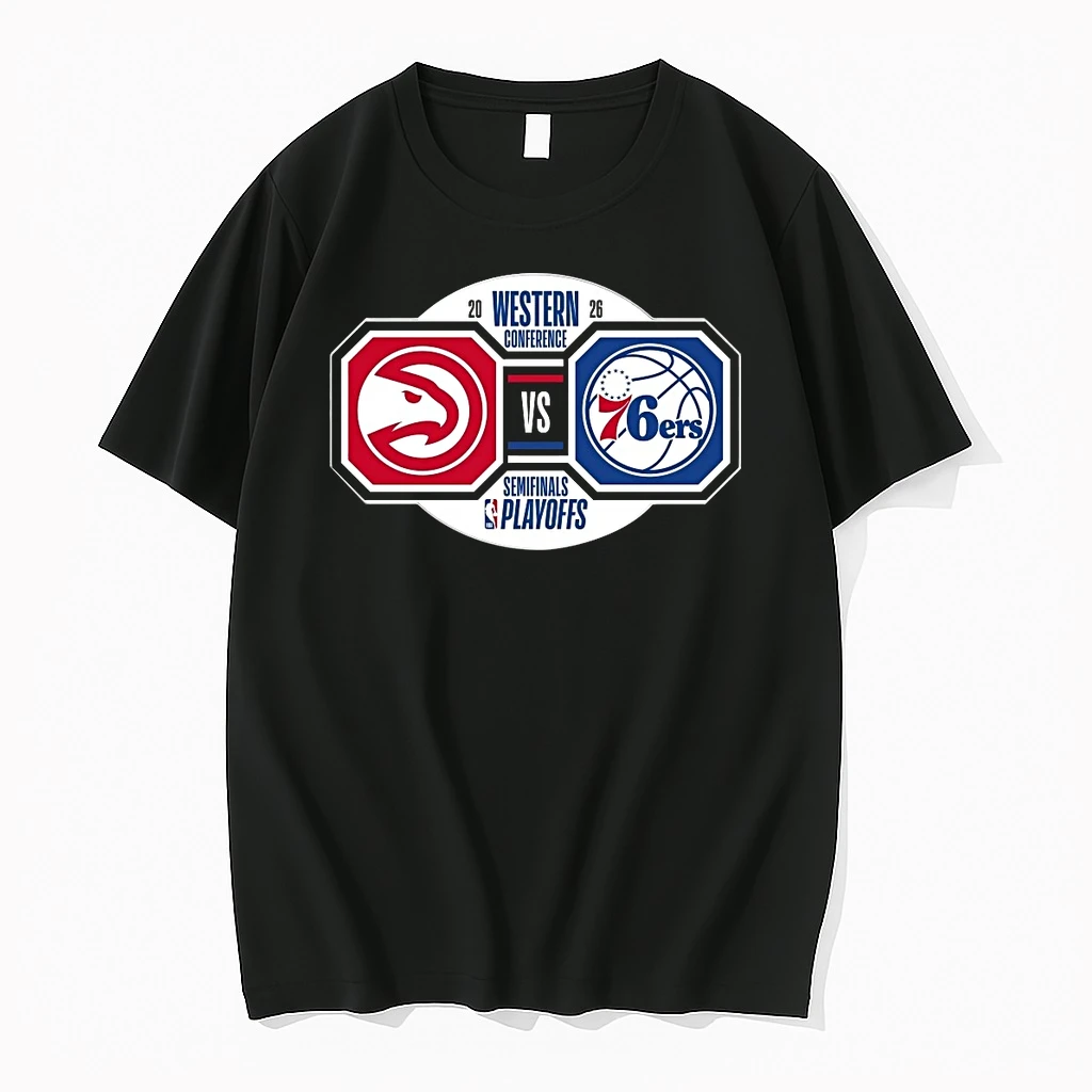 Nice Atlanta Hawks Vs Philadelphia 76ers 2026 Nba Playoffs Western Conference Semifinals Shirts