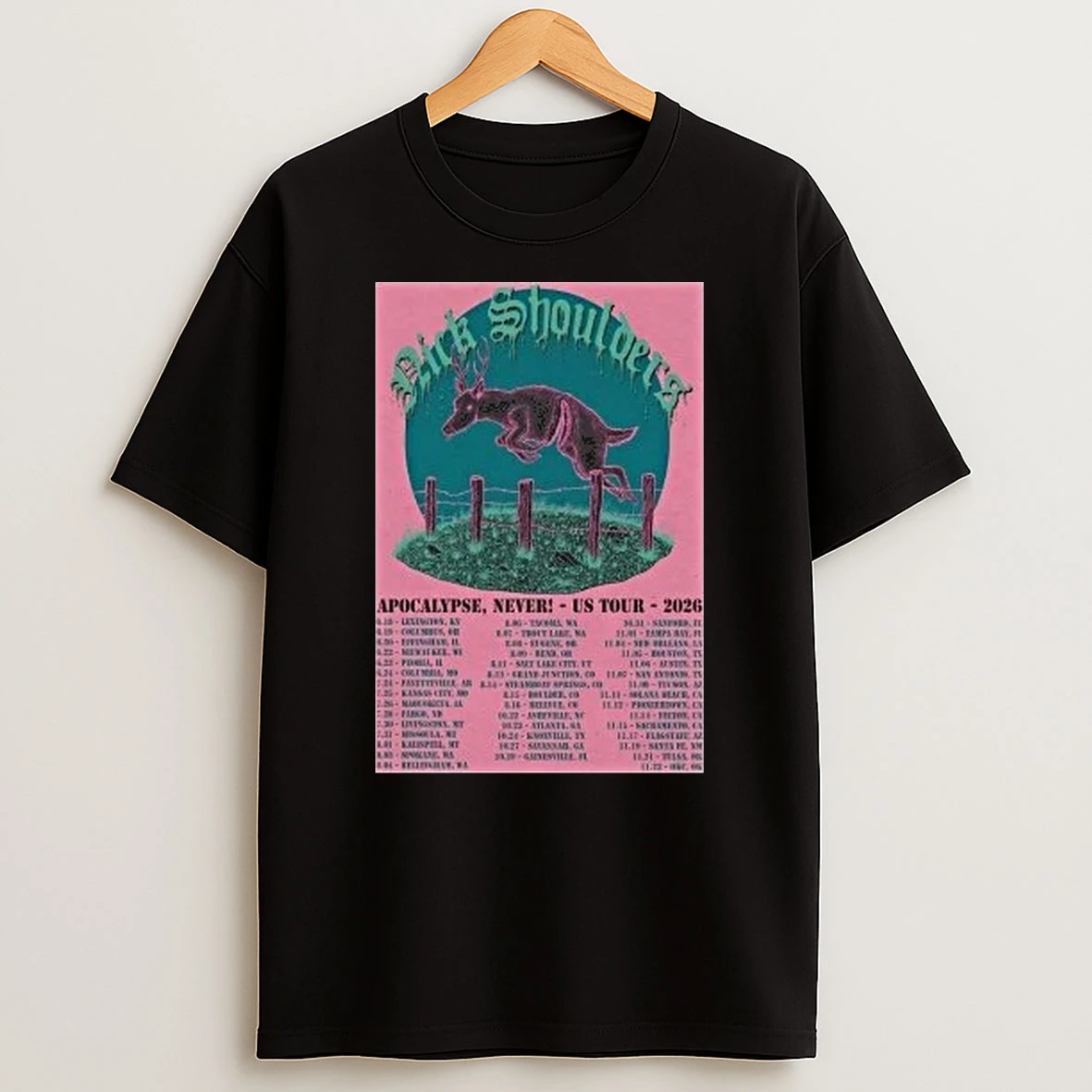 Nick Shoulders Us Tour 2026 Shirts