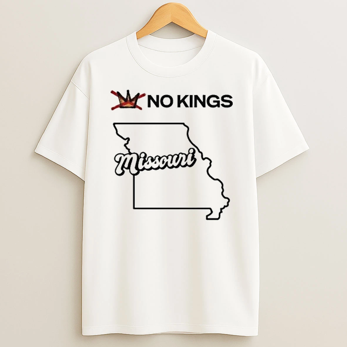 No Kings Missouri Map Tour 2026 Shirts