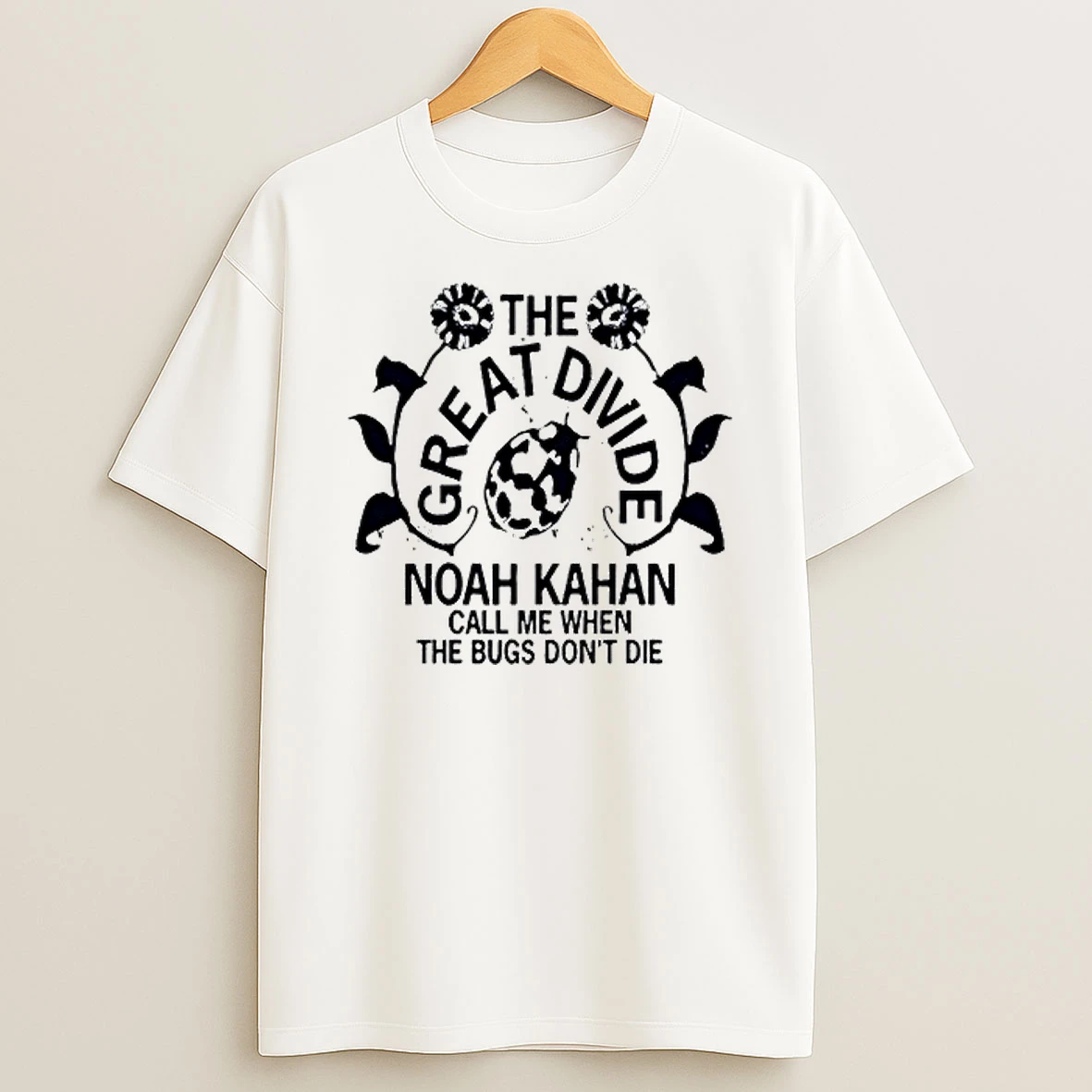 Noah Kahan The Great Divide Call Me When The Bugs Dont Die Tour 2026 Shirts