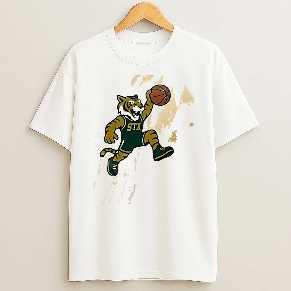 Northern Michigan Wildcats Basketball Stx Tiger Dunking Shirts