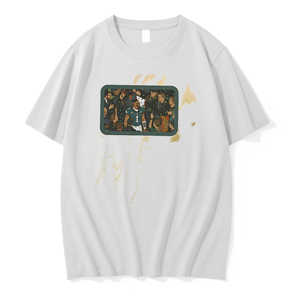 Number 1 Philadelphia Eagles Quarterback Jalen Hurts Shirts