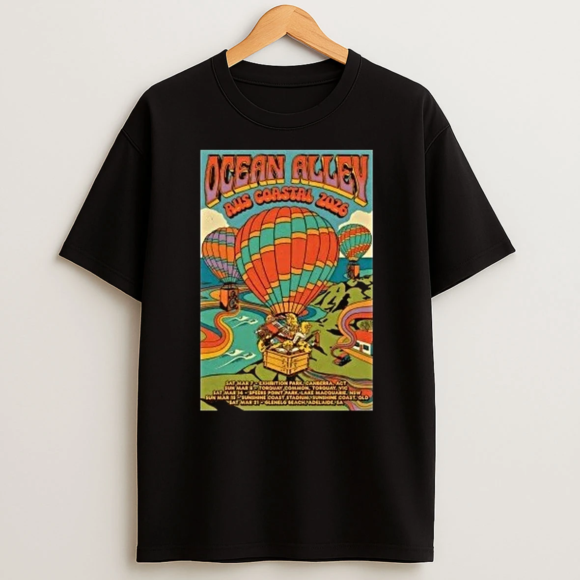 Ocean Alley 2026 Aus Nz Tour Coastal Shirts