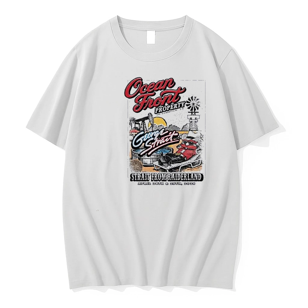 Ocean Front George Strait X Texas Tech Red Raiders Event April 24th Shirts