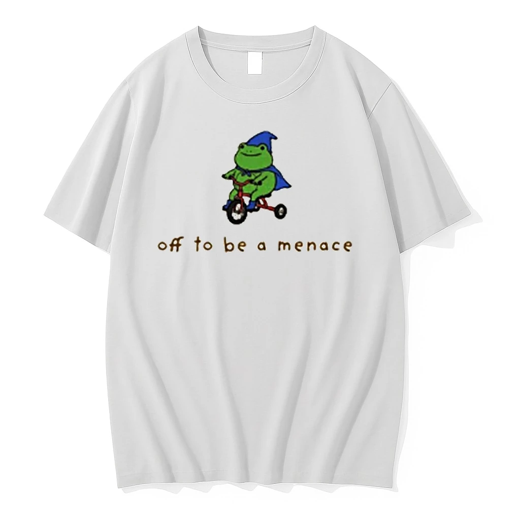 Off To Be A Menace Frog Graphic Shirts