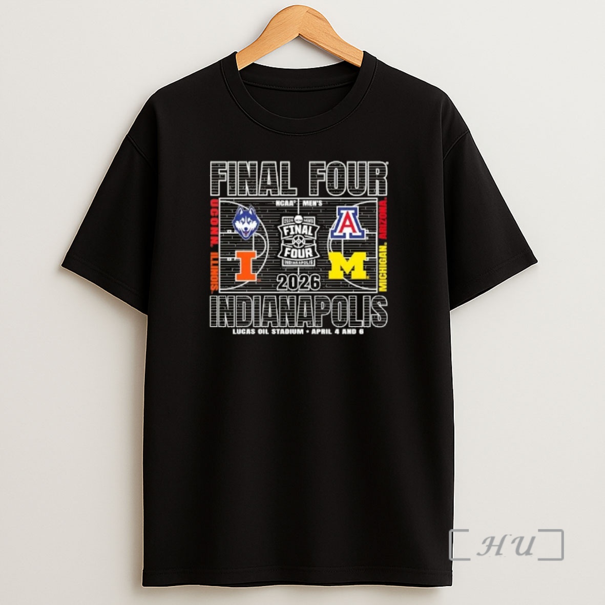 Officials 2026 Ncaa Final Four Indianapolis Lucas Oil Stadium April 4 And 6 Shirt Sweatshirt Tee
