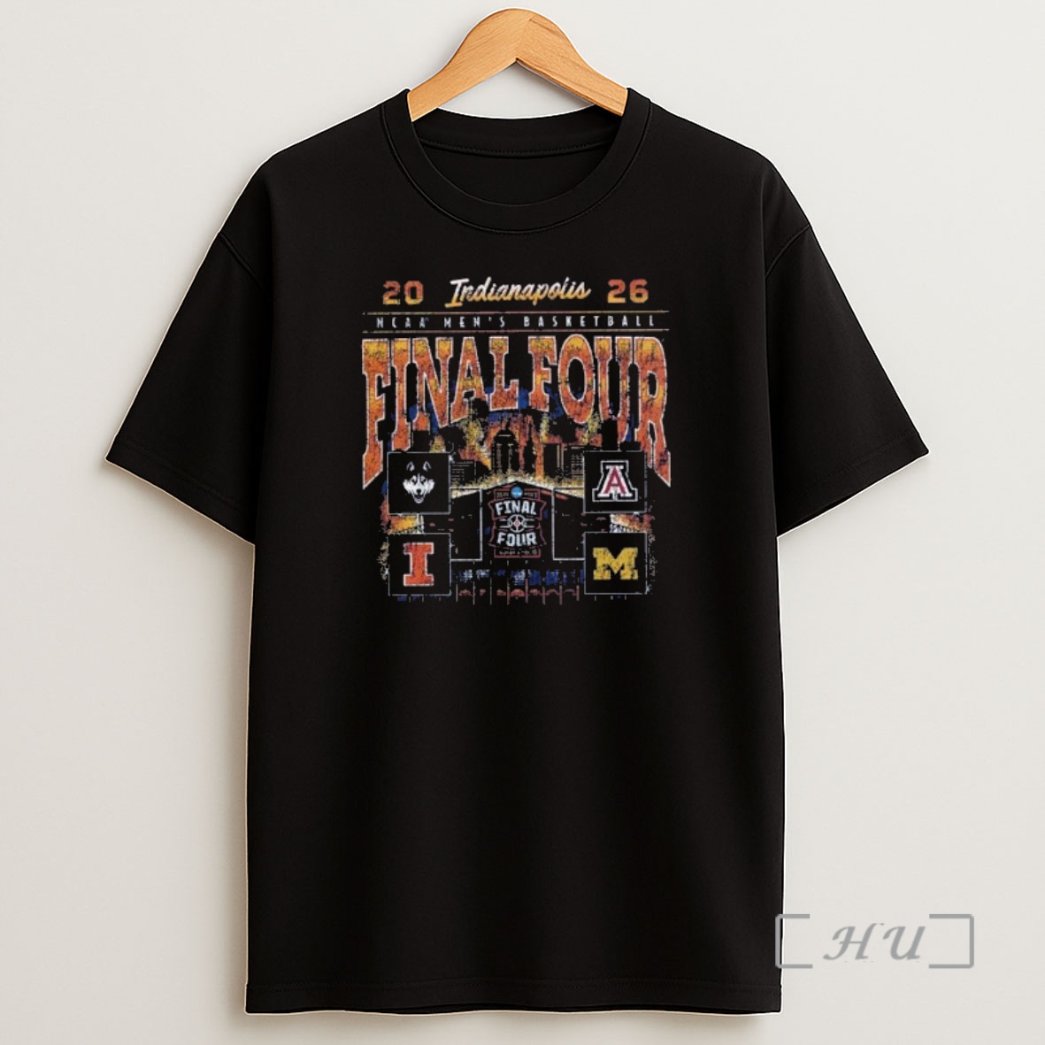 Officials 2026 Ncaa Mens Basketball Indianapolis Matchup Bracket Teams Final Four Shirt Sweatshirt Tee
