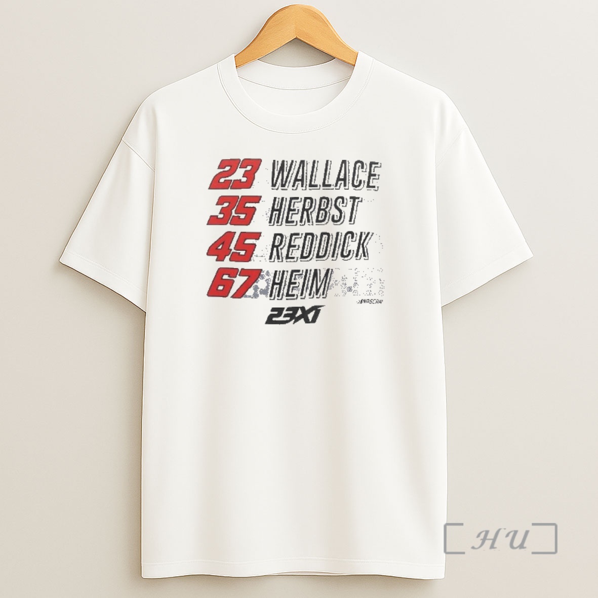 Officials 23xi Racing White Drivers Lifestyle Shirt Sweatshirt Tee