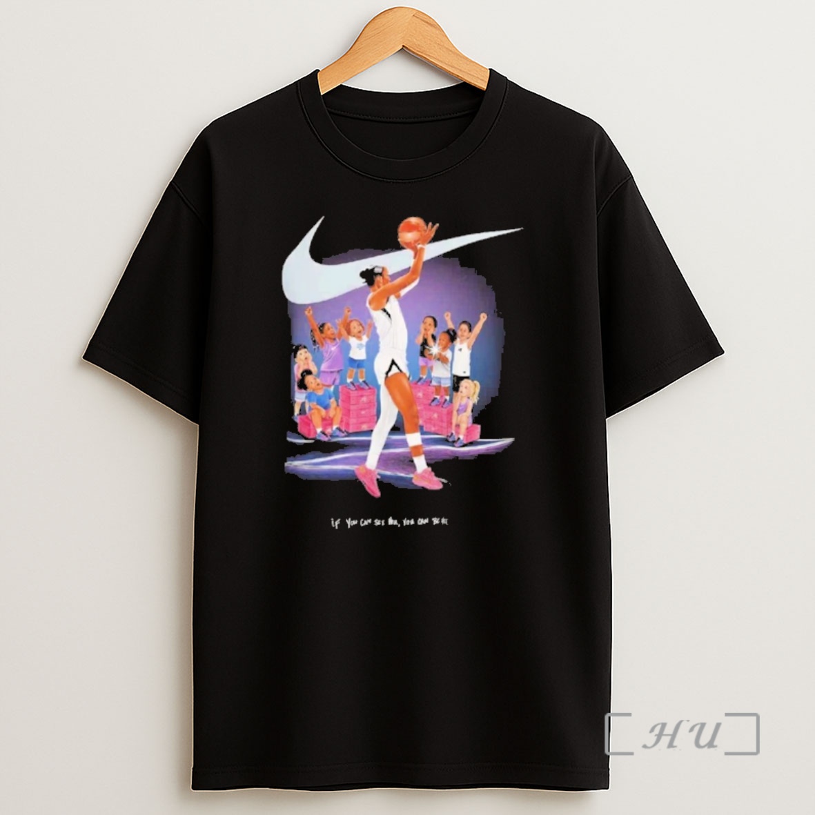 Officials Aja Wilson X Nike 2026 If You Can See Her You Can Be Her Shirt Sweatshirt Tee