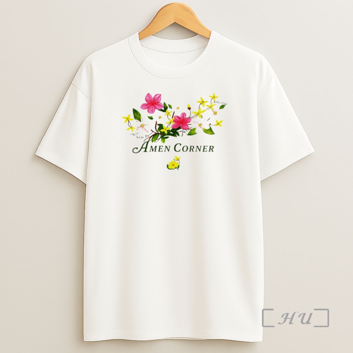 Officials Amen Corner Golf Floral Shirt Sweatshirt Tee