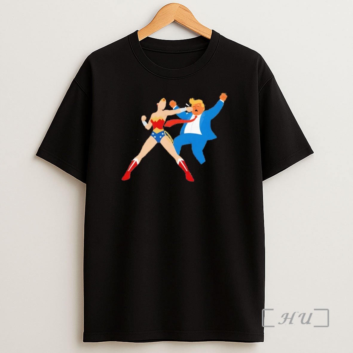 Officials Anti Trump Comic Style Design Patriotic Woman Political Parody Art Shirt Sweatshirt Tee
