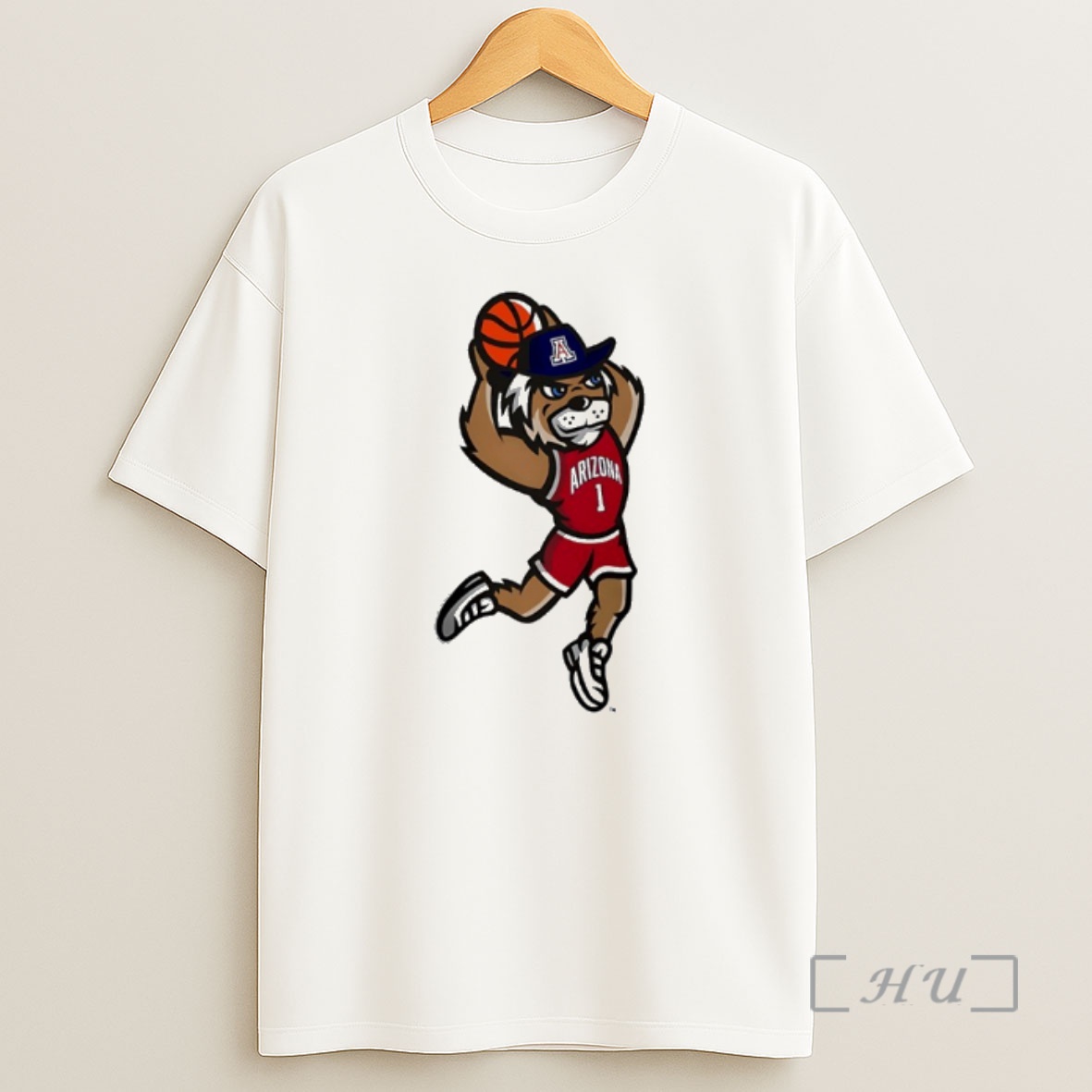 Officials Arizona Wildcats Dunking Wilbur Mascot Shirt Sweatshirt Tee
