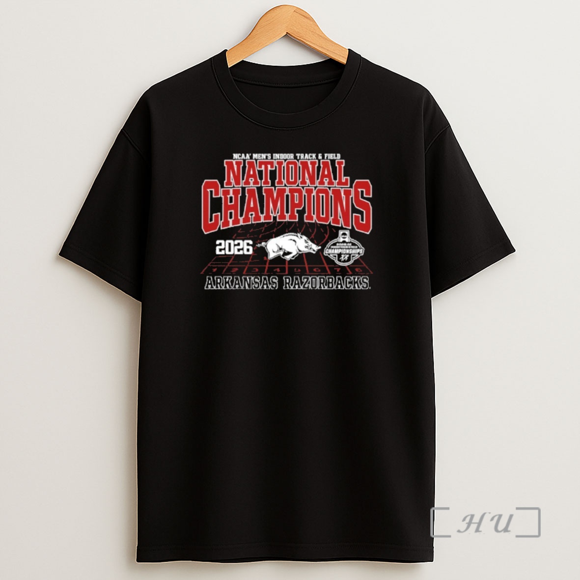 Officials Arkansas Razorbacks 2026 Mens Indoor Track And Field National Champions Shirt Sweatshirt Tee