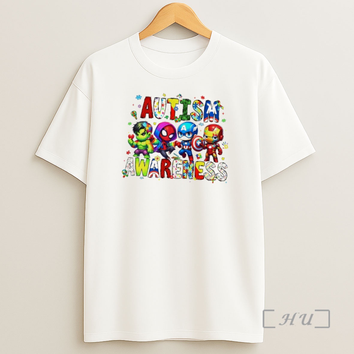 Officials Autism Awareness Superhero Cartoon Autism Squad Shirt Sweatshirt Tee