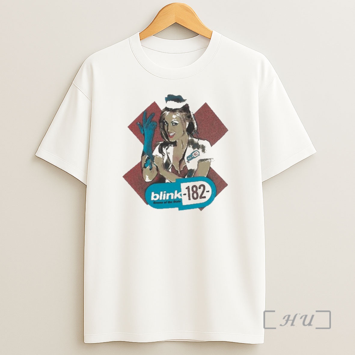 Officials Blink 182 Enema Of The State White Shirt Sweatshirt Tee