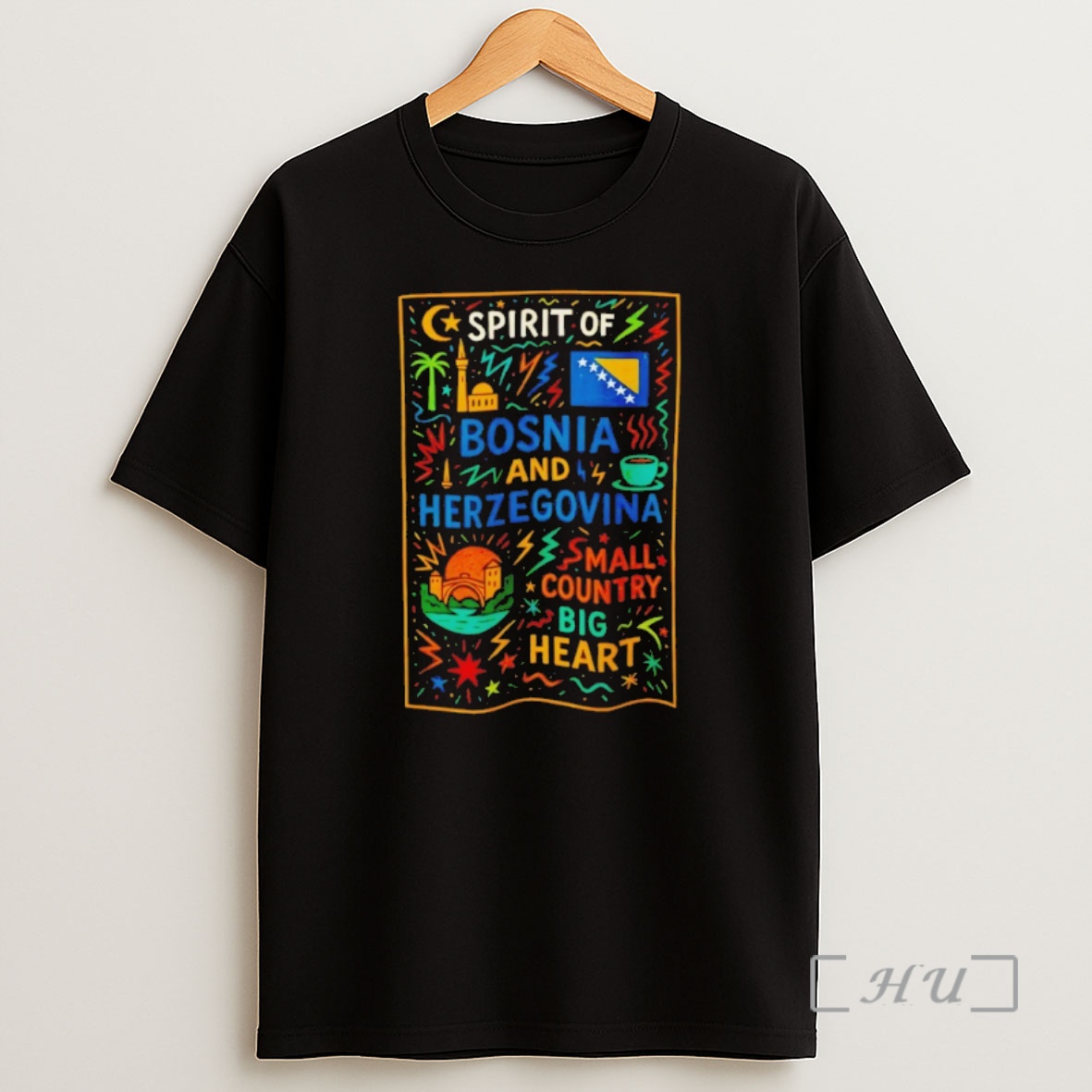 Officials Bosnia And Herzegovina Spirit Of Small Country Big Heart Shirt Sweatshirt Tee