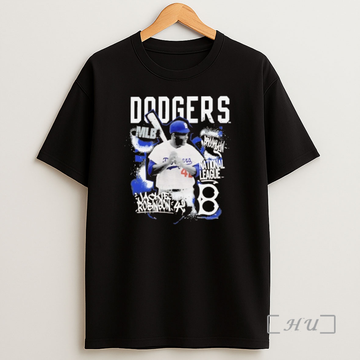 Officials Brooklyn Dodgers Jackie Robinson Player Graphic Art Shirt Sweatshirt Tee