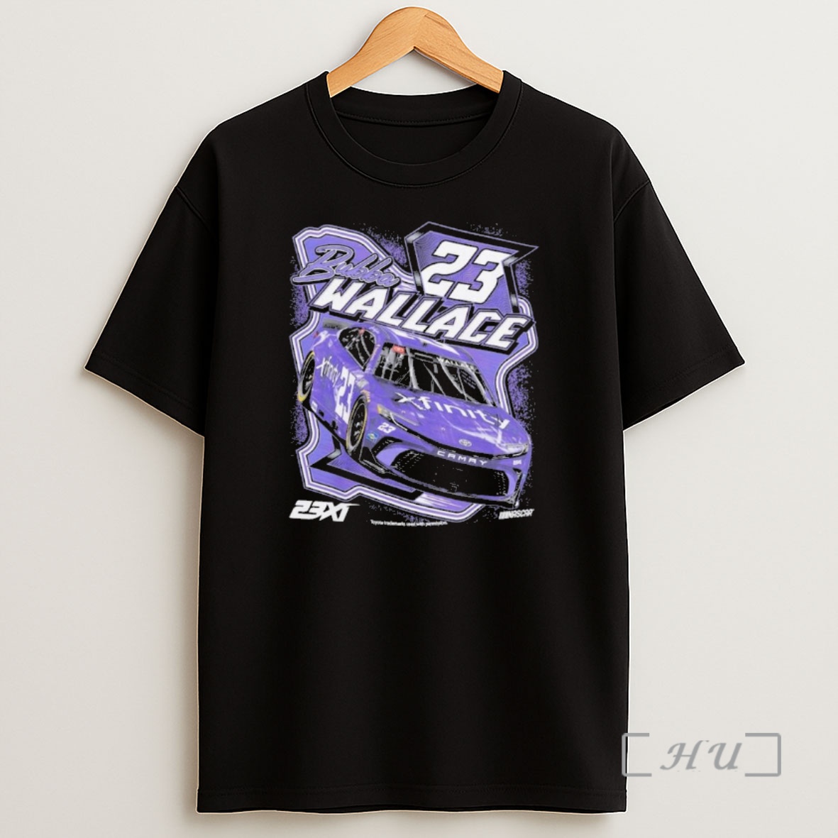 Officials Bubba Wallace 23xi Racing Black 23 Shirt Sweatshirt Tee